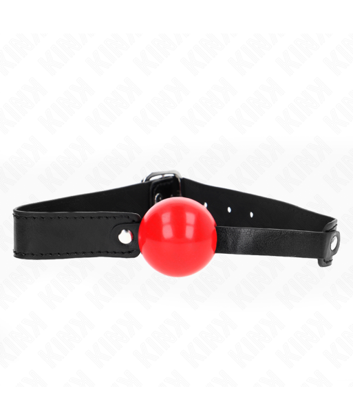 KINK - MORDAZA DE BOLA 4 CM SUAVE DE TPE MODELO 1 66 x 2.5 CM AJUSTABLE 41-61 CM KINK - MORDAZA DE BOLA 4 CM SUAVE DE TPE MODELO 1 66 x 2.5 CM AJUSTABLE 41-61 CM