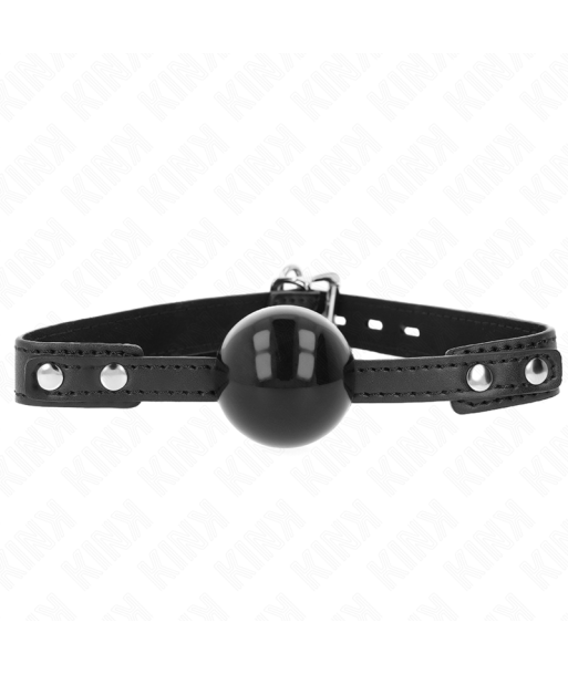 KINK - MORDAZA DE BOLA 4 CM SUAVE DE TPE MODELO 3 60 x 2 CM AJUSTABLE 37-52 CM KINK - MORDAZA DE BOLA 4 CM SUAVE DE TPE MODELO 3 60 x 2 CM AJUSTABLE 37-52 CM