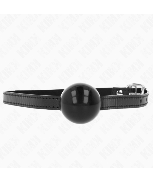 KINK - MORDAZA DE BOLA 4 CM SÓLIDA SIMPLE NEGRO 65 x 1.5 CM KINK - MORDAZA DE BOLA 4 CM SÓLIDA SIMPLE NEGRO 65 x 1.5 CM