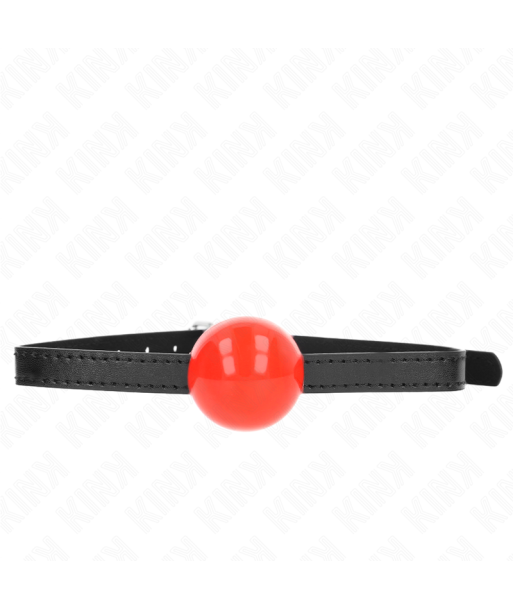 KINK - MORDAZA DE BOLA 4 CM SÓLIDA SIMPLE ROJO 65 x 1.5 CM KINK - MORDAZA DE BOLA 4 CM SÓLIDA SIMPLE ROJO 65 x 1.5 CM
