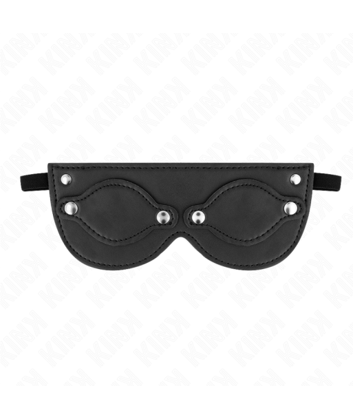 KINK - MÁSCARA DE POLIPIEL CON CUBIERTAS PARA OJOS DESMONTABLES 22 x 9 CM KINK - MÁSCARA DE POLIPIEL CON CUBIERTAS PARA OJOS DESMONTABLES 22 x 9 CM