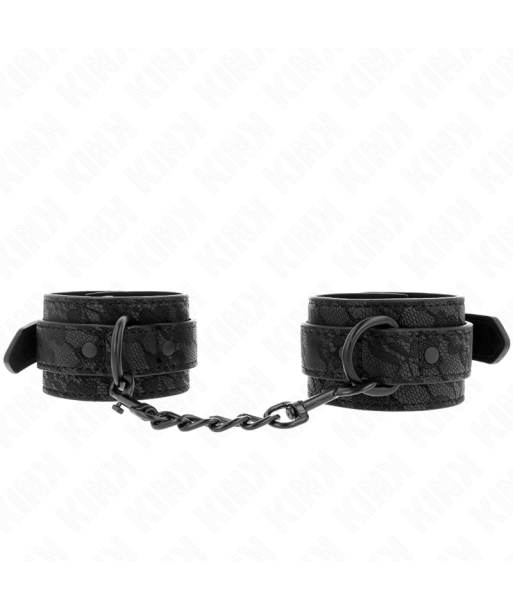 KINK - MUÑEQUERAS DE ENCAJE AJUSTABLE NEGRO 19-26 CM KINK - MUÑEQUERAS DE ENCAJE AJUSTABLE NEGRO 19-26 CM