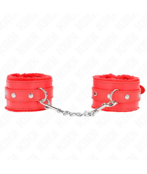 KINK - MUÑEQUERAS FORRADAS PREMIUM ROJO CON CORREA ROJO AJUSTABLE 17-29 CM X 6 CM KINK - MUÑEQUERAS FORRADAS PREMIUM ROJO CON CORREA ROJO AJUSTABLE 17-29 CM X 6 CM