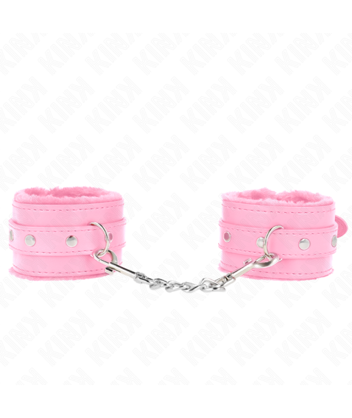 KINK - MUÑEQUERAS FORRADAS PREMIUM ROSA CON CORREA ROSA AJUSTABLE 17-29 CM X 6 CM KINK - MUÑEQUERAS FORRADAS PREMIUM ROSA CON CORREA ROSA AJUSTABLE 17-29 CM X 6 CM
