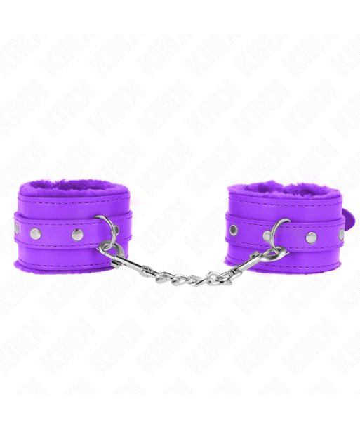 KINK - MUÑEQUERAS FORRADAS PREMIUM VIOLETA CON CORREA VIOLETA AJUSTABLE 17-29 CM X 6 CM KINK - MUÑEQUERAS FORRADAS PREMIUM VIOLETA CON CORREA VIOLETA AJUSTABLE 17-29 CM X 6 CM
