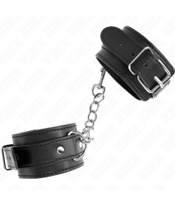 KINK - MUÑEQUERAS FINAS NEGRO AJUSTABLE 21-33 CM