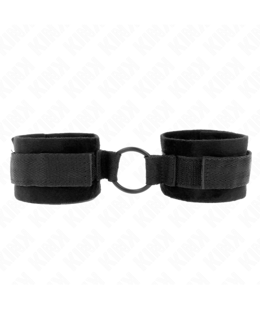 KINK - MUÑEQUERAS 25 CM PARA PRINCIPIANTES CON ANILLA 4 CM NEGRO AJUSTABLE 15-25 CM KINK - MUÑEQUERAS 25 CM PARA PRINCIPIANTES CON ANILLA 4 CM NEGRO AJUSTABLE 15-25 CM
