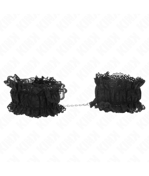 KINK - MUÑEQUERAS ELÁSTICAS DE ENCAJE NEGRO KINK - MUÑEQUERAS ELÁSTICAS DE ENCAJE NEGRO
