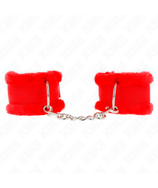 KINK - MUÑEQUERAS FORRADA ROJO AJUSTABLE 17-31 CM X 7 CM KINK - MUÑEQUERAS FORRADA ROJO AJUSTABLE 17-31 CM X 7 CM