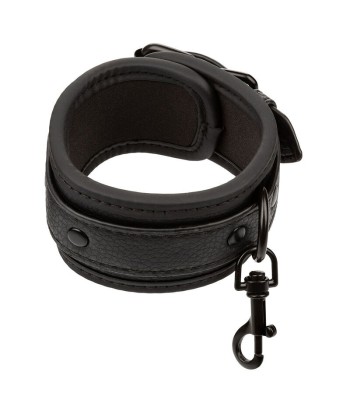 CALEXOTICS - NOCTURNAL ESPOSAS DE TOBILLO CUERO AJUSTABLE NEGRO