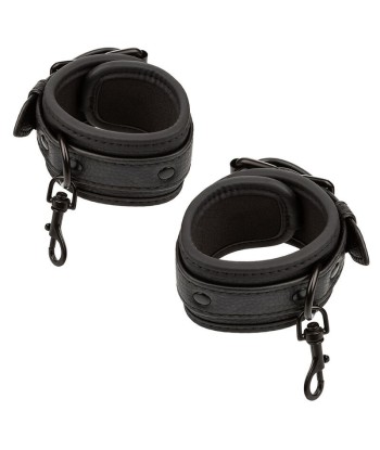 CALEXOTICS - NOCTURNAL CONECTOR HOG TIE CUERO AJUSTABLE NEGRO