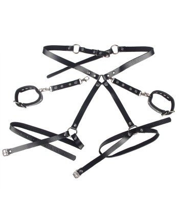 SUBBLIME - 953690 ESPOSAS CON CINTURÓN BONDAGE NEGRO TALLA ÚNICA