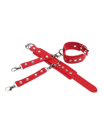 SUBBLIME - 953706 ESPOSAS CON CINTURÓN BONDAGE ROJO TALLA ÚNICA