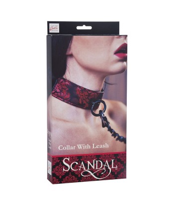 CALEXOTICS - SCANDAL COLLAR CON CORREA NEGRA