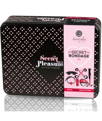 SECRETPLAY - BDSM SET 6 PIEZAS RED COLLECTION