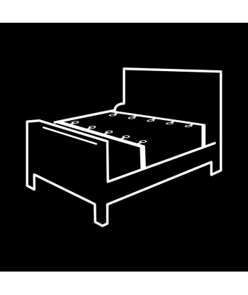 FETISH SUBMISSIVE - SET ATADURAS CAMA LUXURY CON FORRO DE NEOPRENO