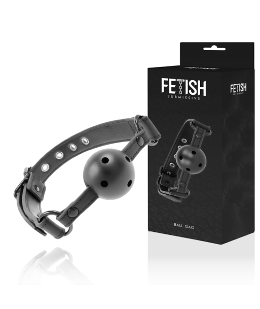 FETISH SUBMISSIVE - MORDAZA TRANSPIRABLE VEGANA