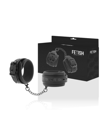 FETISH SUBMISSIVE - ESPOSAS CUERO VEGANO CON FORRO DE NEOPRENO
