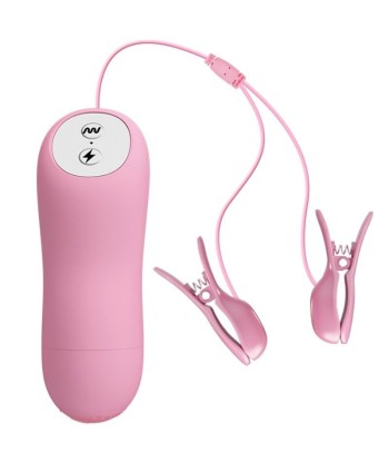 BAILE - ROMANTIC WAVE PINZAS CON VIBRACIÓN Y ELECTROSHOCK