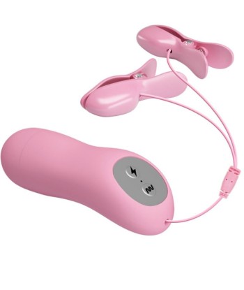 BAILE - ROMANTIC WAVE PINZAS CON VIBRACIÓN Y ELECTROSHOCK