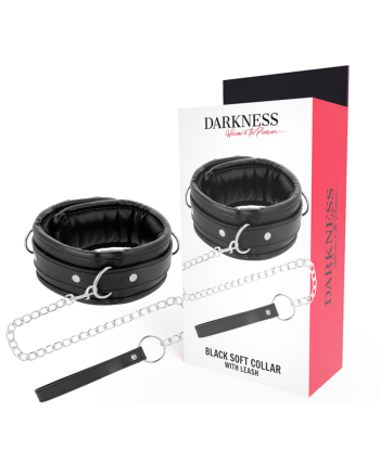 DARKNESS - COLLAR CON CADENA SOFT LEATHER