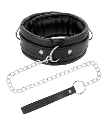 DARKNESS - COLLAR CON CADENA SOFT LEATHER