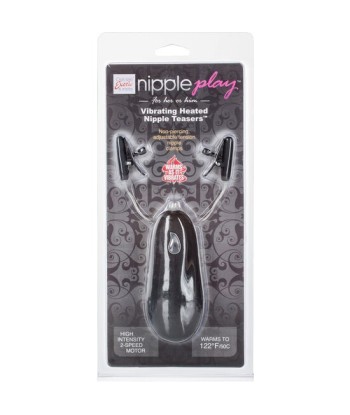 CALEXOTICS - PINZAS CON VIBRACIÓN NEGRO