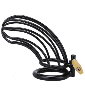 METAL HARD - JAULA ANILLO CASTIDAD BIRD NEGRO