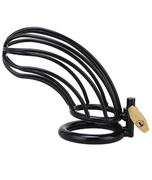 METAL HARD - JAULA ANILLO CASTIDAD BIRD NEGRO
