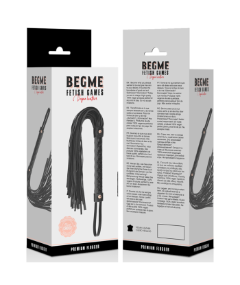 BEGME - BLACK EDITION LÁTIGO CUERO VEGANO