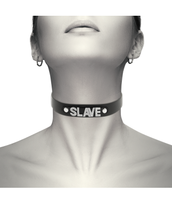 COQUETTE CHIC DESIRE - CHOKER CUERO VEGANO SLAVE