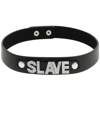 COQUETTE CHIC DESIRE - CHOKER CUERO VEGANO SLAVE