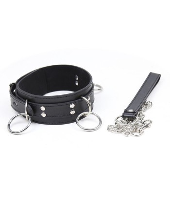OHMAMA FETISH - COLLAR SUMISION CON 3 ANILLAS