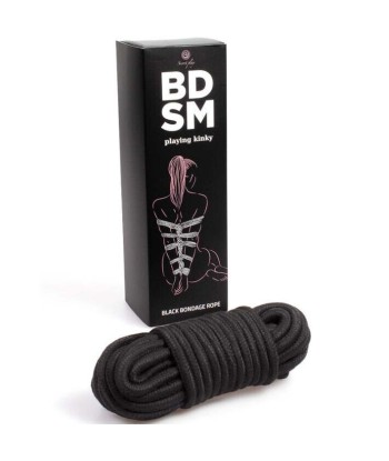 SECRETPLAY - CUERDA BONDAGE NEGRA BDSM COLLECTION