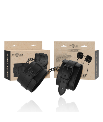 INTENSE - FETISH TOBILLERAS DE CUERO VEGANO