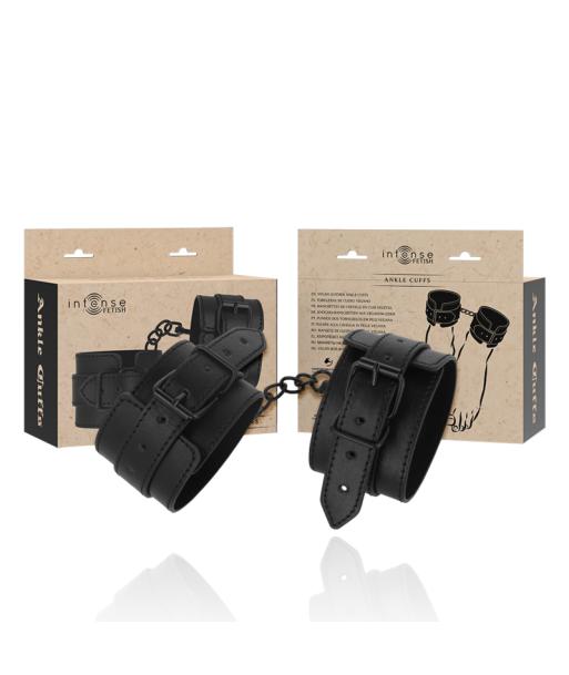 INTENSE - FETISH TOBILLERAS DE CUERO VEGANO INTENSE - FETISH TOBILLERAS DE CUERO VEGANO