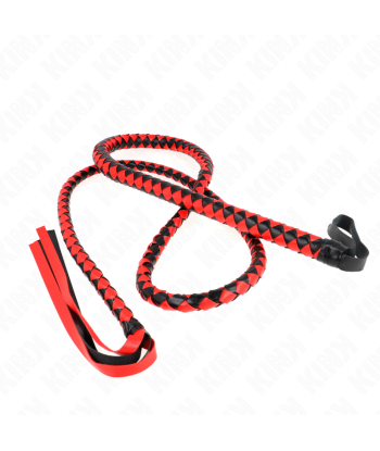 KINK - LÁTIGO DE SERPIENTE LARGO ROJO 210 CM
