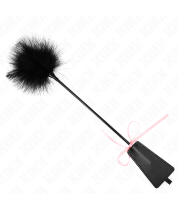 KINK - PLUMAS PARA COSQUILLAS CON LAZO DE CINTA ROSA 49 CM
