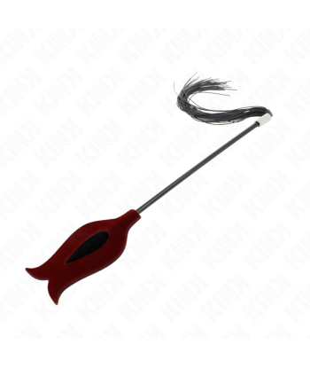 KINK - LÁTIGO DE BORLA DE SILICONA CON FORMA DE ROSA 45 CM