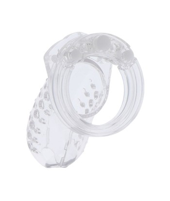 HIDDEN DESIRE - EXTREME JAULA DE CASTIDAD ACRÍLICA AJUSTABLE TRANSPARENTE