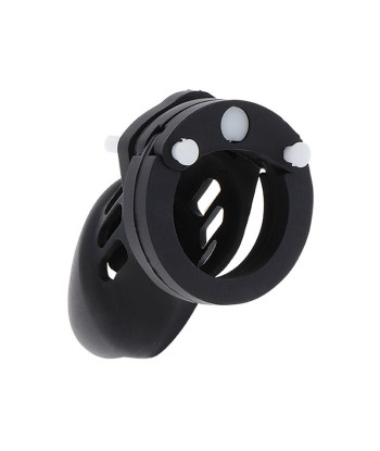 HIDDEN DESIRE - EXTREME JAULA DE CASTIDAD SILICONA TALLA S NEGRO