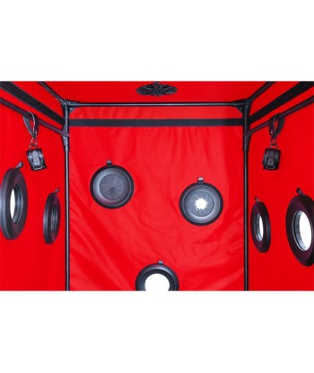 SECRET DOME - KINK CLUB CABINA SCANDALE NEGRO and ROJO