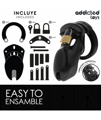 ADDICTED TOYS LOCKED - FORBIDDEN VAULT JAULA PARA PENE 10 CM