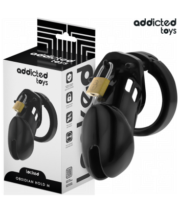 ADDICTED TOYS LOCKED - OBSIDIAN HOLD JAULA PARA PENE TALLA M