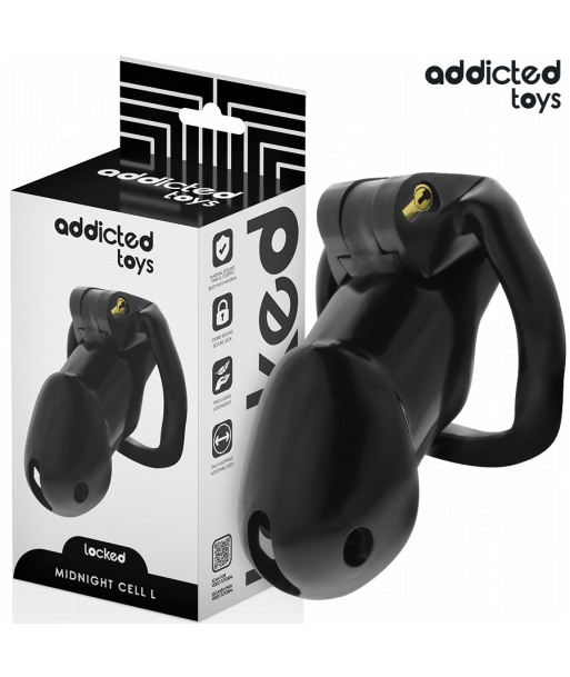 ADDICTED TOYS LOCKED - MINDNIGHT CELL JAULA PARA PENE TALLA L