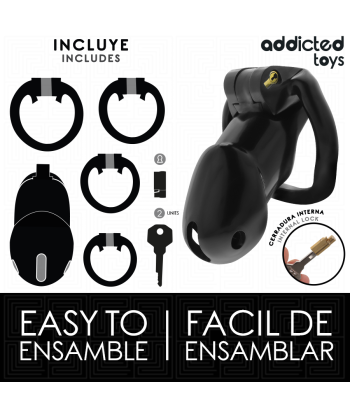 ADDICTED TOYS LOCKED - MINDNIGHT CELL JAULA PARA PENE TALLA L