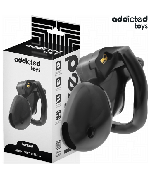 ADDICTED TOYS LOCKED - MINDNIGHT CELL JAULA PARA PENE TALLA S 4.8 CM