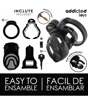 ADDICTED TOYS LOCKED - ETERNAL LOCK JAULA PARA PENE 9 CM