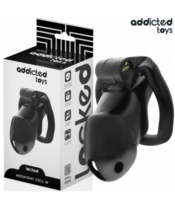 ADDICTED TOYS LOCKED - MINDNIGHT CELL JAULA PARA PENE 4.2 CM TALLA M