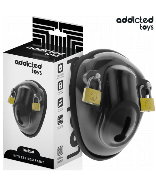 ADDICTED TOYS LOCKED - KEYLESS RESTRAINT JAULA PARA PENE 11,5 CM